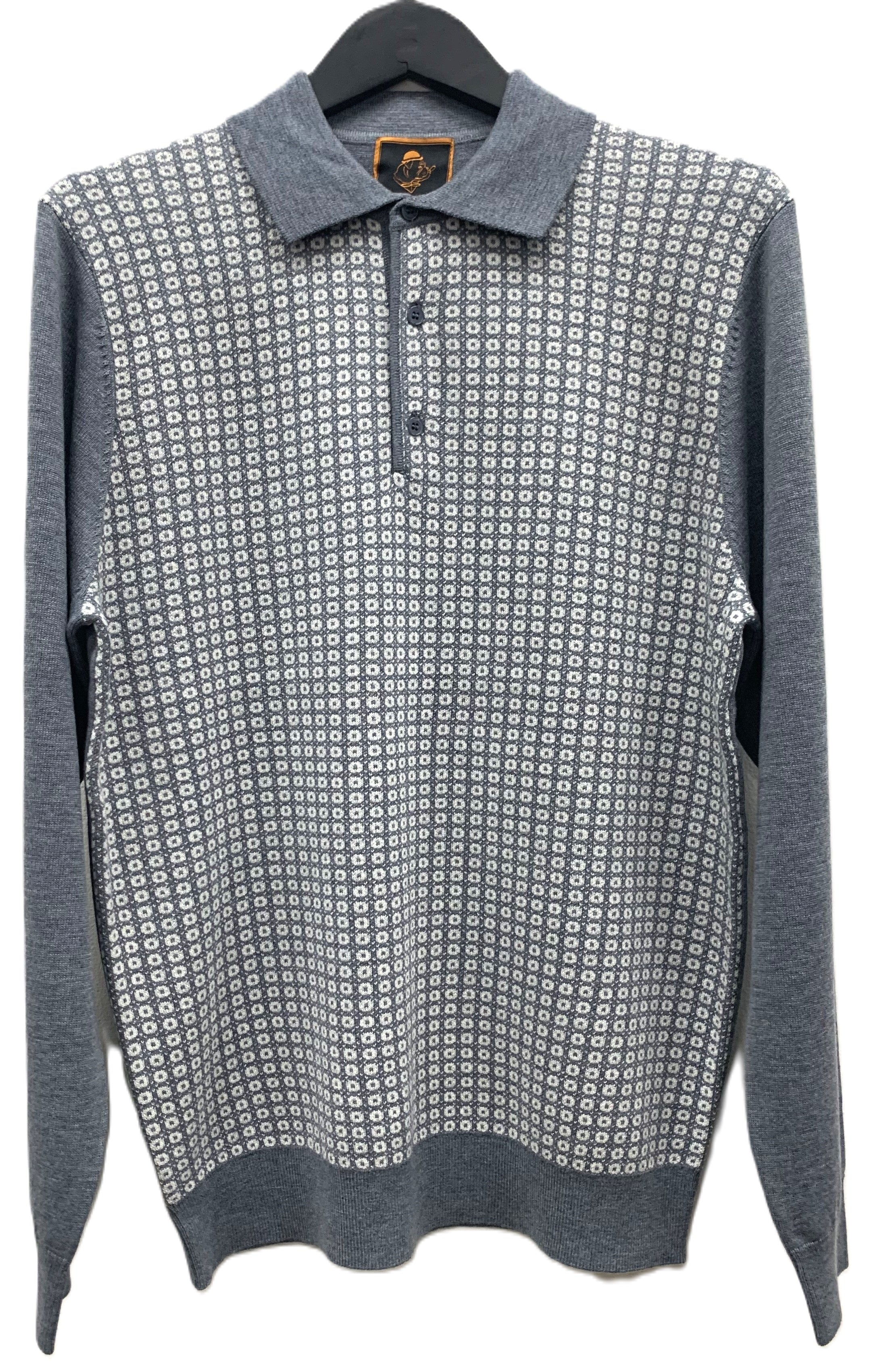 Cigar Couture 3 Button Pullover Polo Sweater