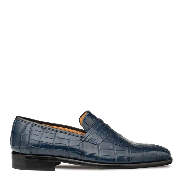 Piccolo Alligator Penny Loafer by Mezlan