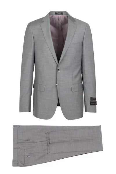 Tiglio Luxe Slim Fit Heather Gray Wool Suit