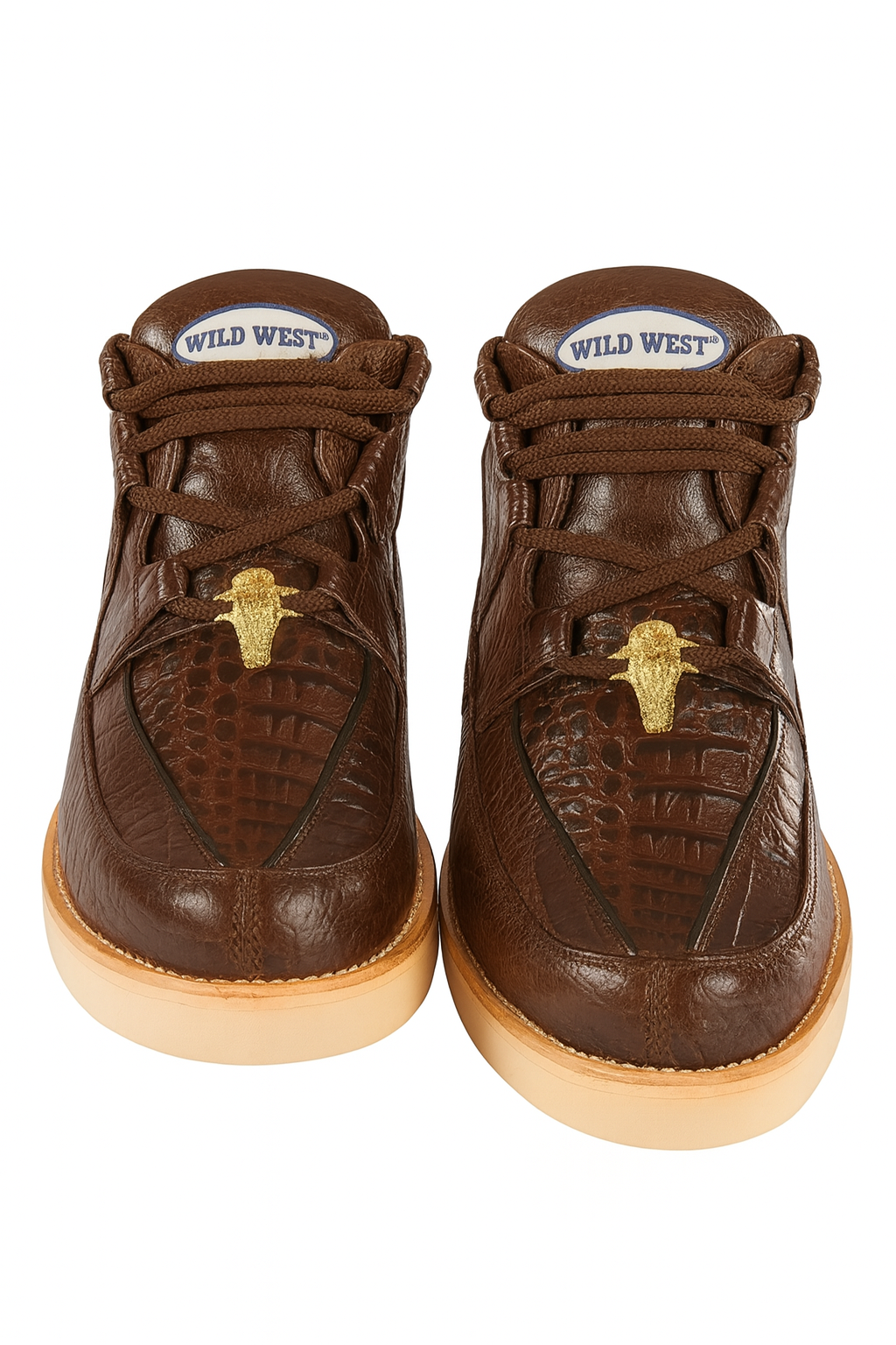 Men's Wild West Boots Caiman and Smooth Ostrich Skin Shoe 2ZA052807