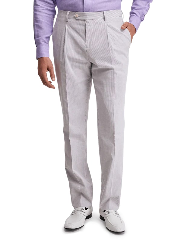 Lavender Seersucker Cotton Suit by Alligator Warehouse