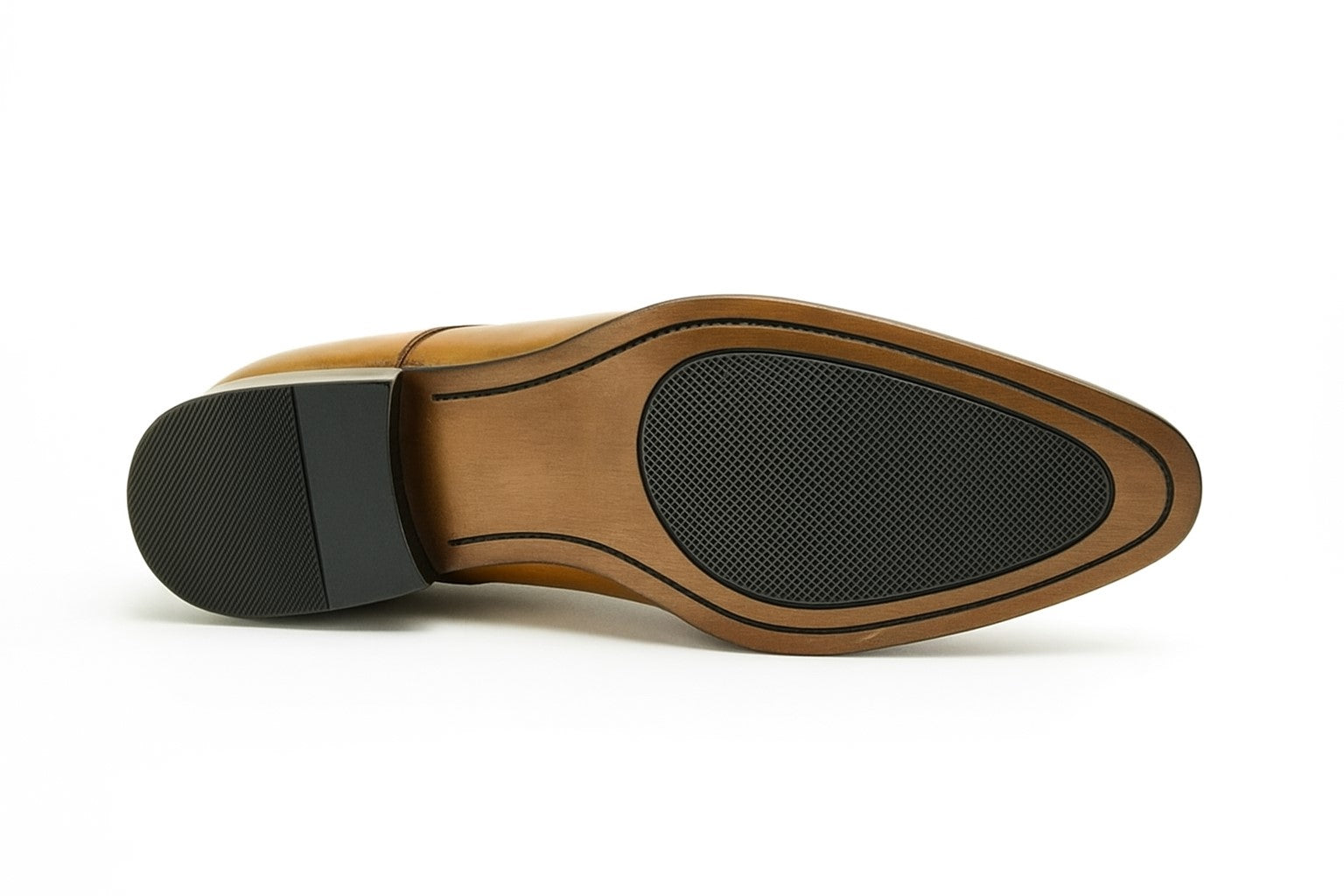 Patina Finish Calfskin Lace-up Shoe