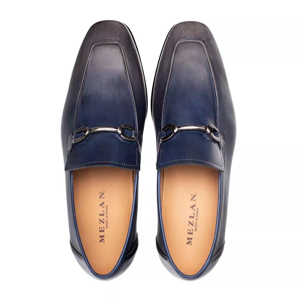 Mezlan Brunello Two-Tone Bit Loafer