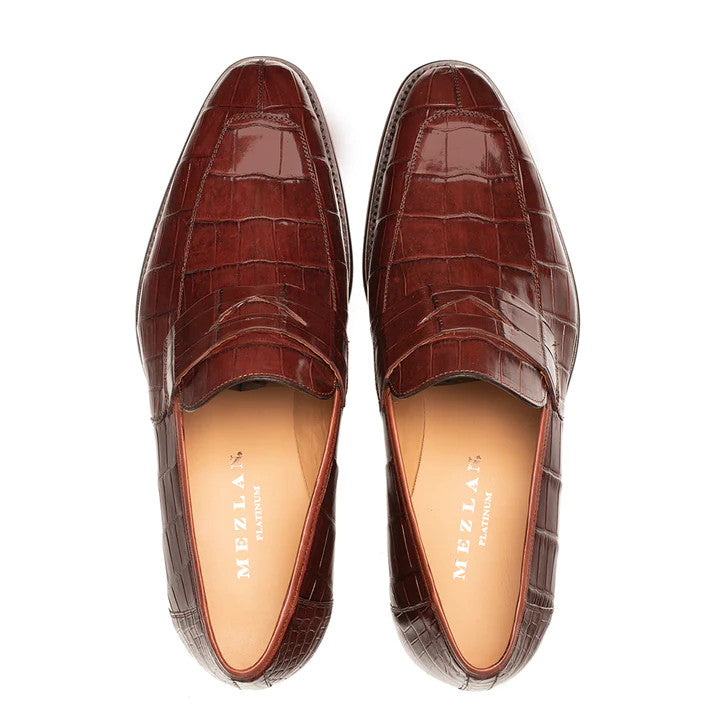Piccolo Alligator Penny Loafer Sport By Mezlan