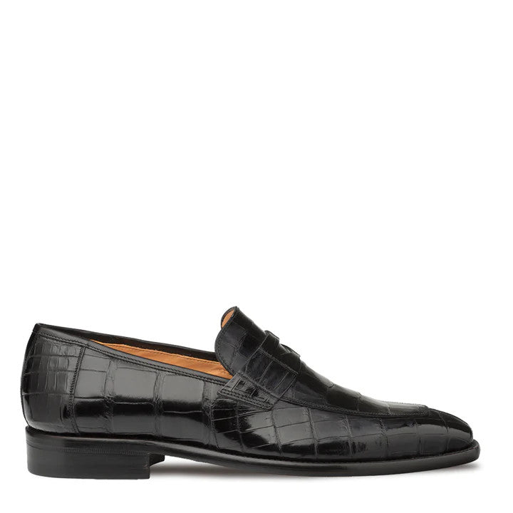 Piccolo Alligator Penny Loafer by Mezlan