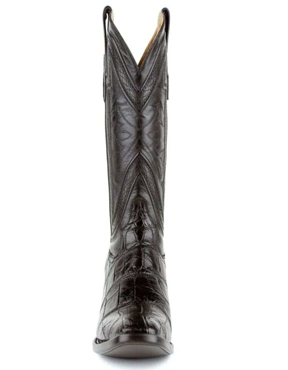 Ferrini Bronco Pirarucu Print Boots Black