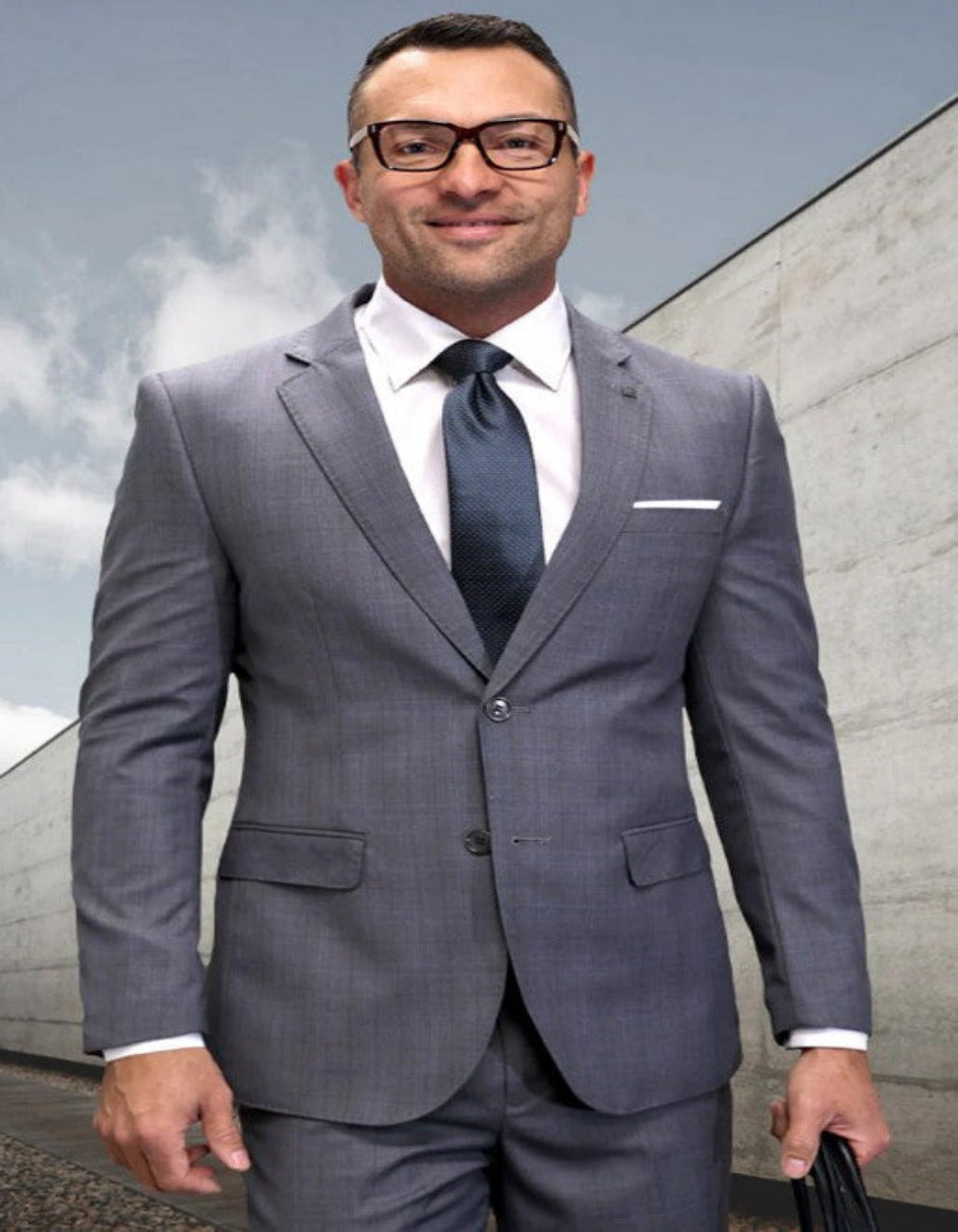 Oxford Plaid 3 Piece Italian Wool Suit