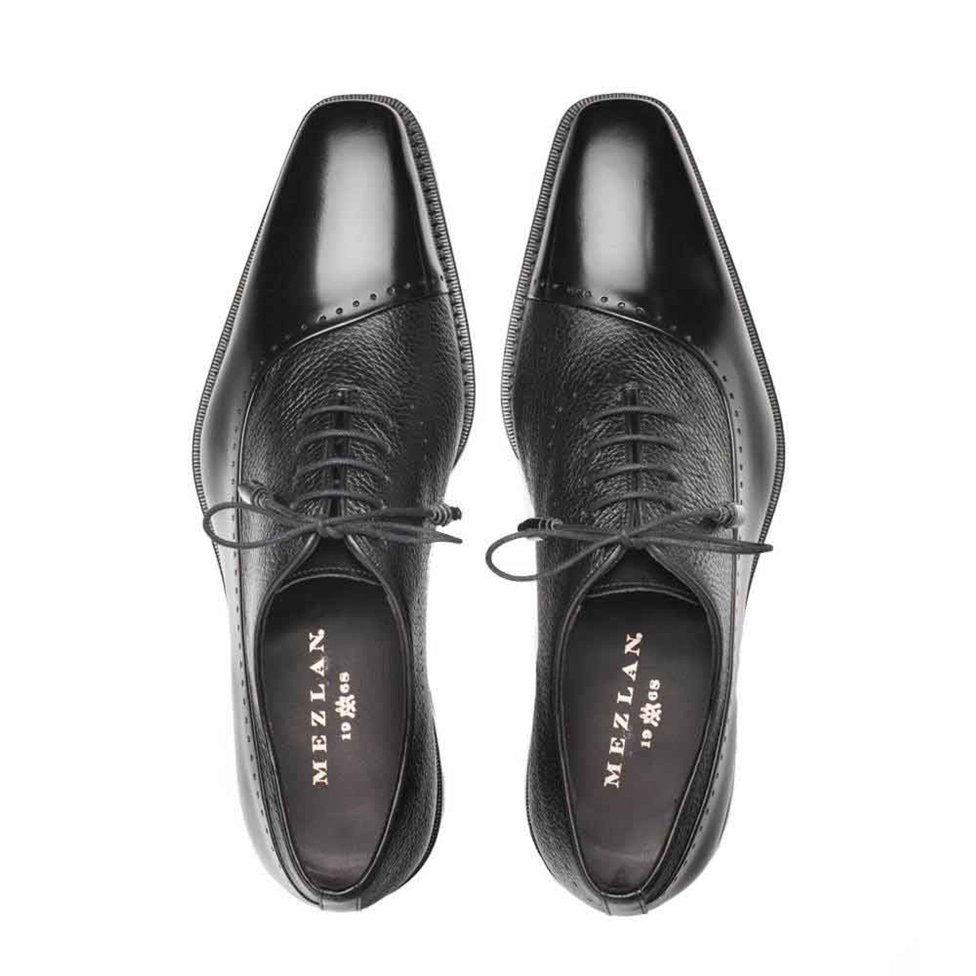 Mezlan Postdam Cordovan Calfskin Oxford Shoes