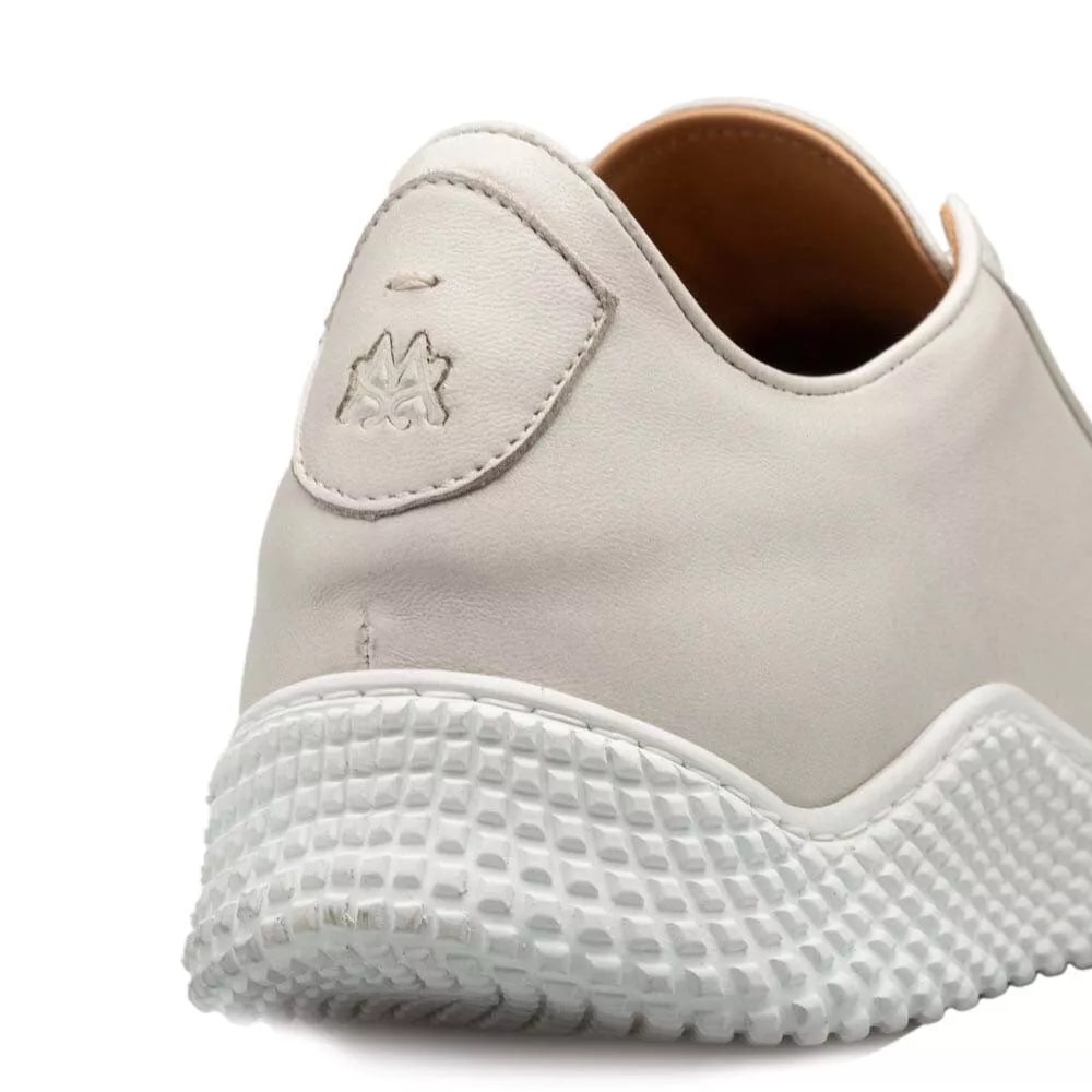 Mezlan Pristine White Leather Sneakers