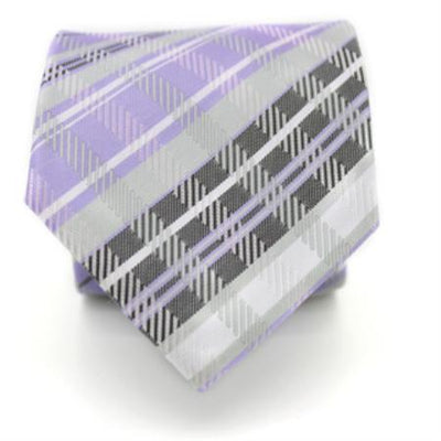 Purple Neck Tie and Handkerchief Set - Men's Neck Ties - Mens Dress Tie - Trendy Mens Ties