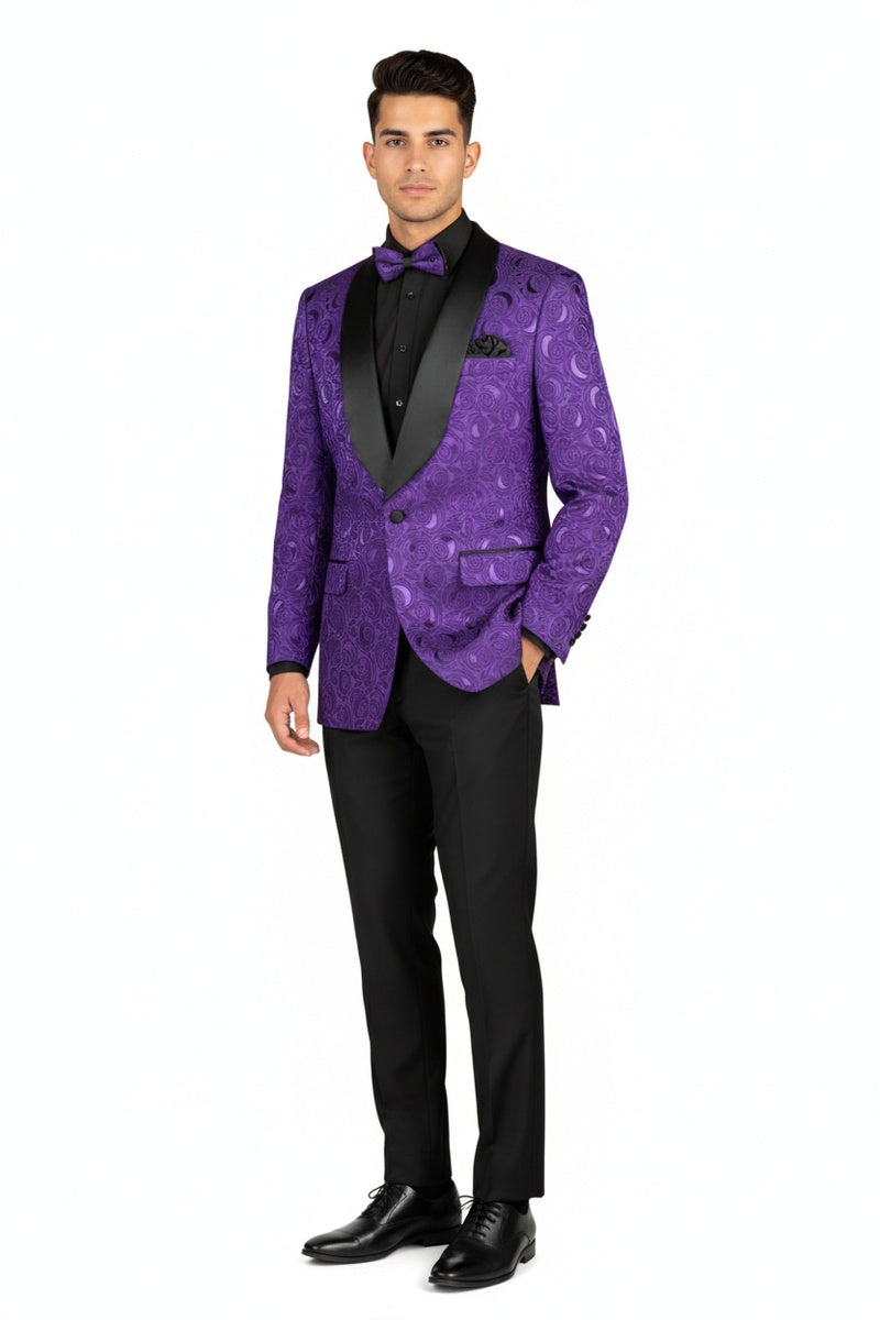 Purple Tuxedo Jacket