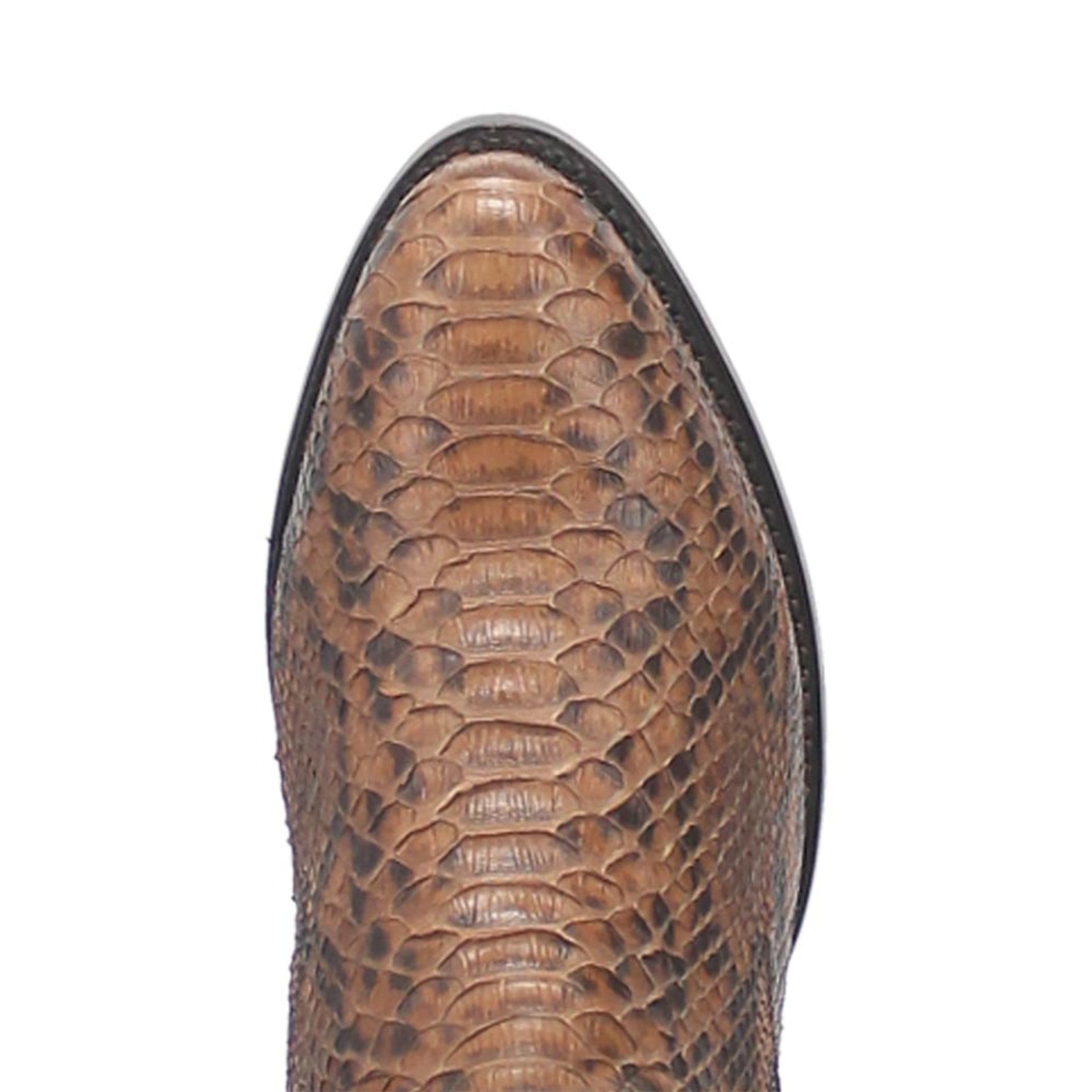 Python Leather Manning Cowboy Boot by Dan Post