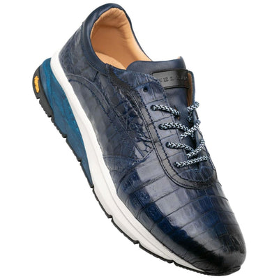 Quevedo Genuine Crocodile Sneaker by Mezlan