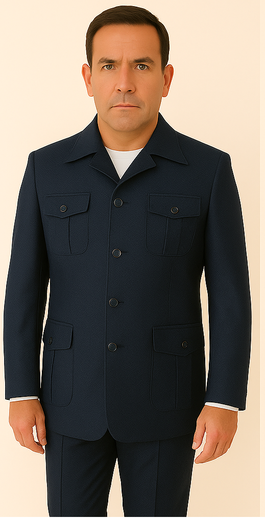 Rossi Man DUKE Slim Fit Navy 3-Piece Suit