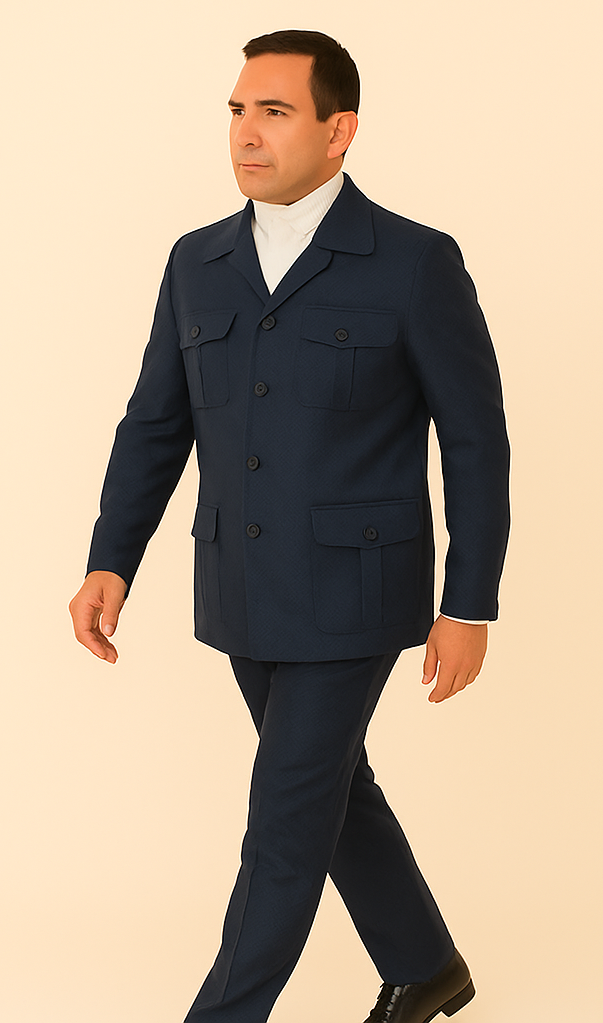 Rossi Man DUKE Slim Fit Navy 3-Piece Suit