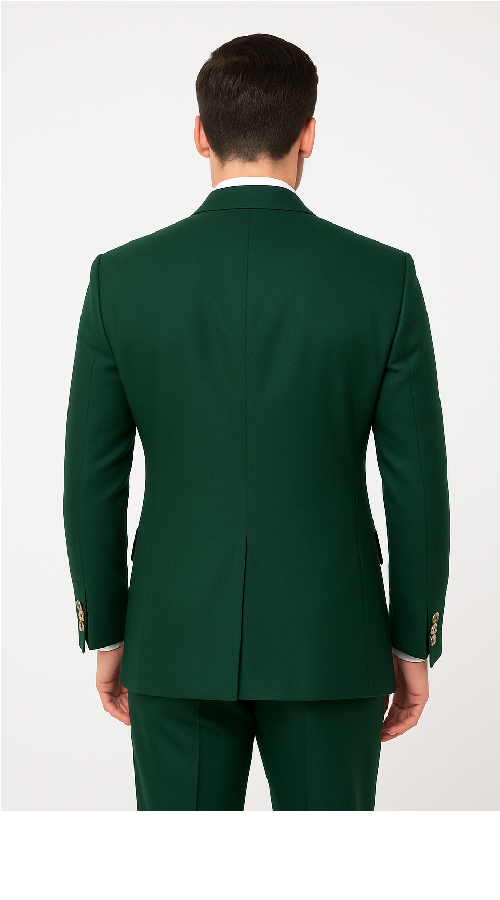 Milano Slim Fit Suit in Bold Green by Rossi Man