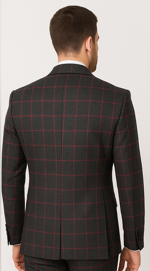 Rossi Man Milano Black Formal Suit RM1844