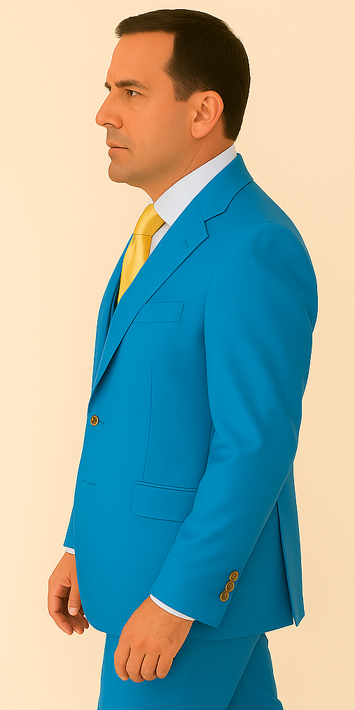 Rossi Man BOND RM1776 Slim Fit 3-Piece Suit