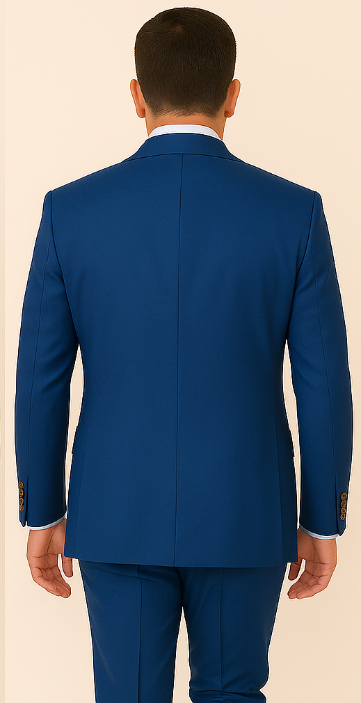 Rossi Man BOND RM1780 Slim Fit Royal Blue Suit