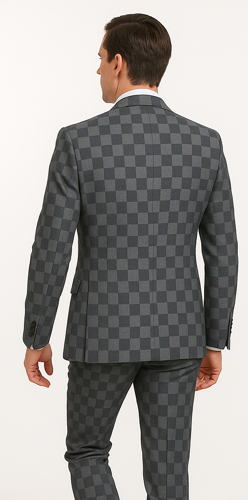 Rossi Man MAX RM1836 Slim 3-Piece Grey Suit