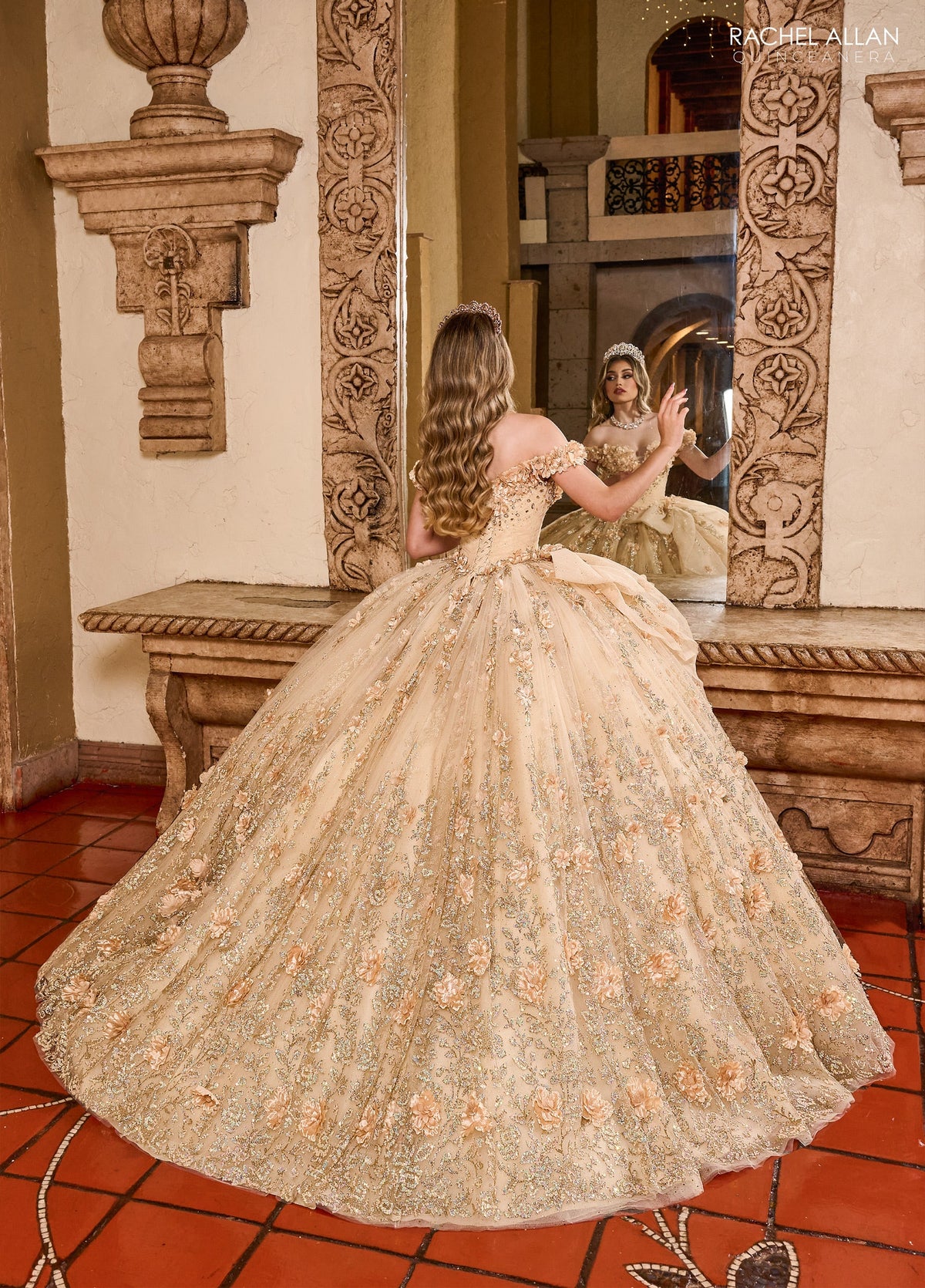 Rachel Allan RQ1141 Off Shoulder Quinceanera Dress