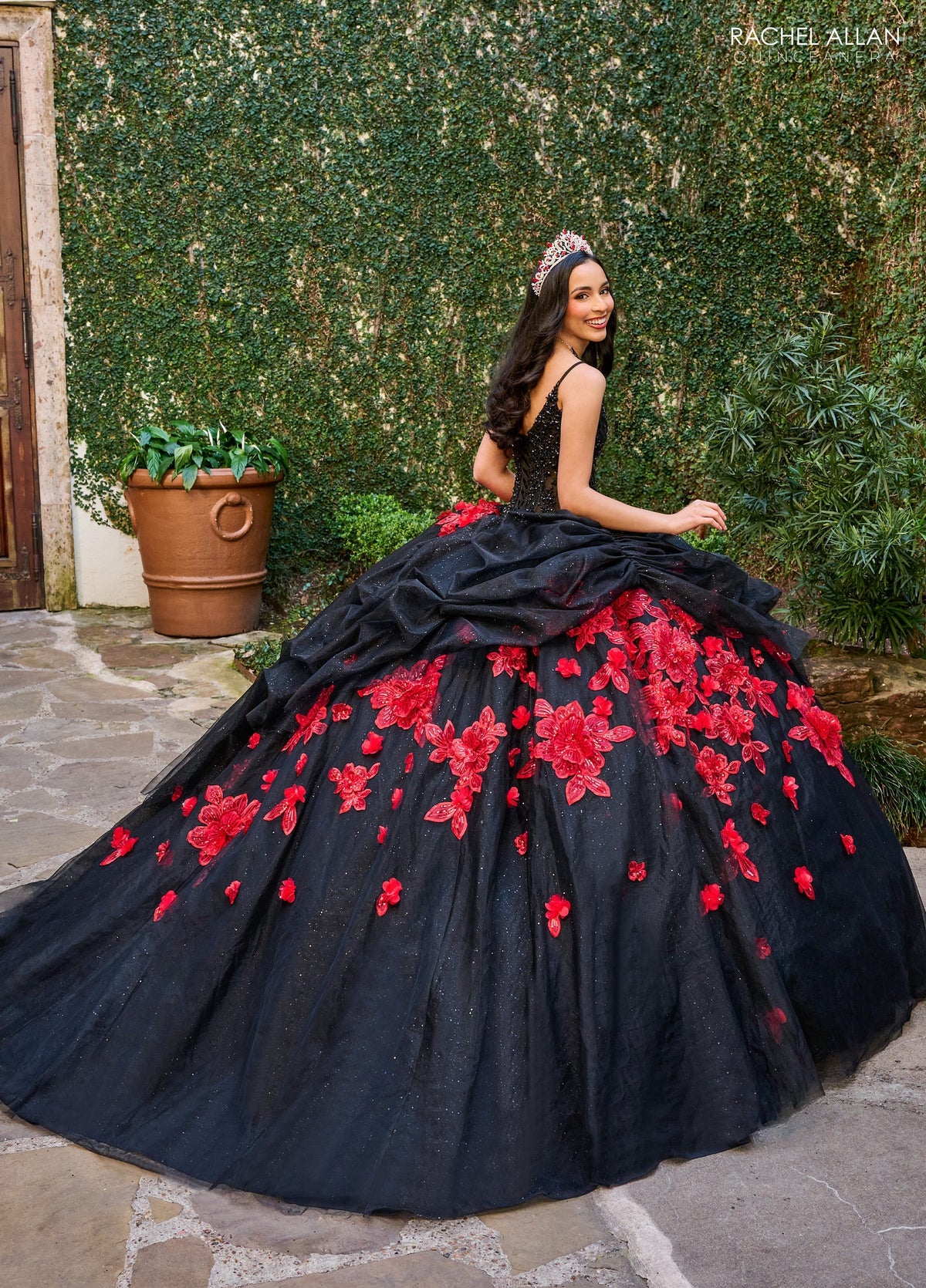 Rachel Allan RQ1144 Cold Shoulder Quinceanera Dress