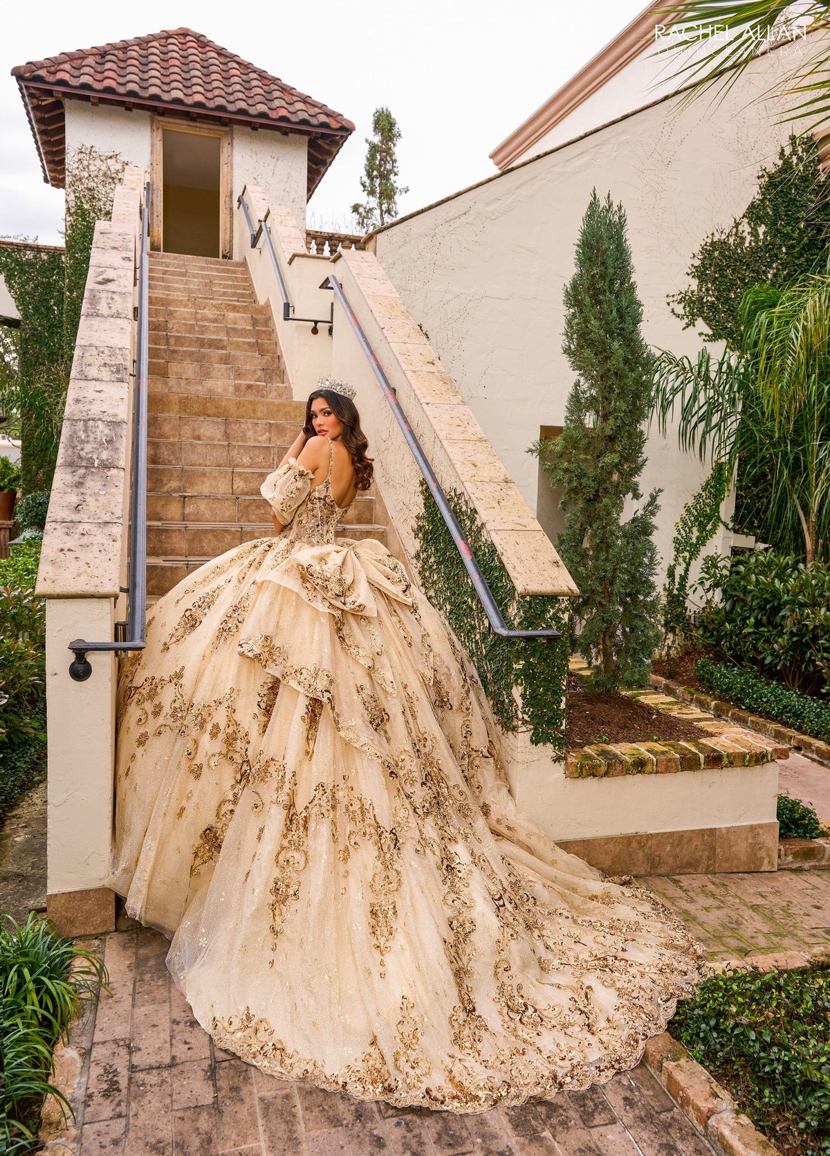 Rachel Allan RQ2202 Sleeveless Corset Quinceanera Dress