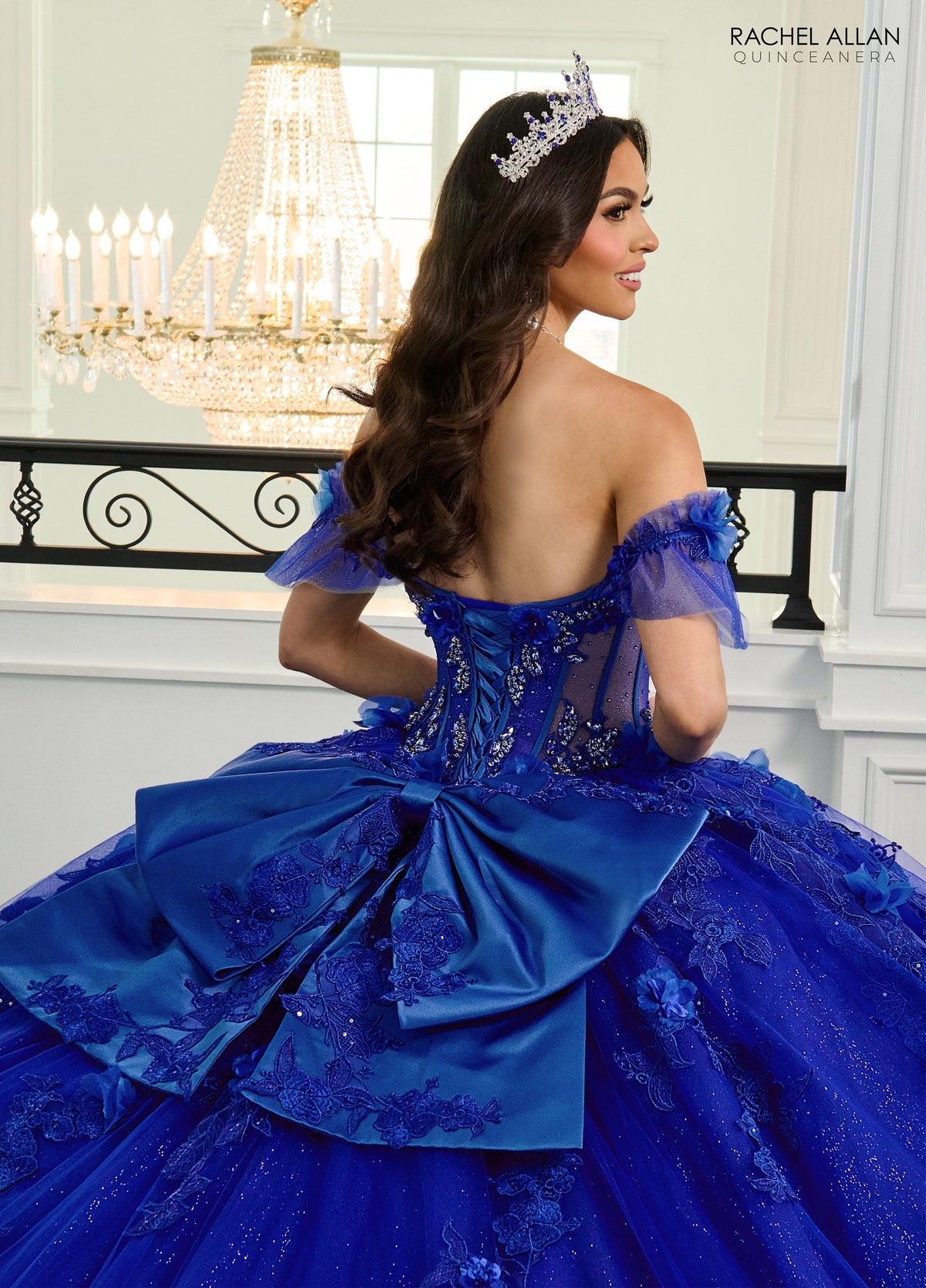 Rachel Allan RQ2220 Off Shoulder Quinceanera Dress