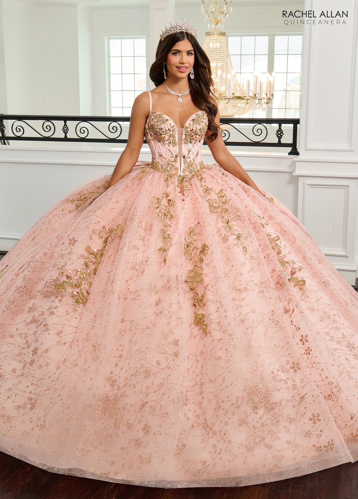 Rachel Allan RQ2221 Sleeveless Quinceanera Dress