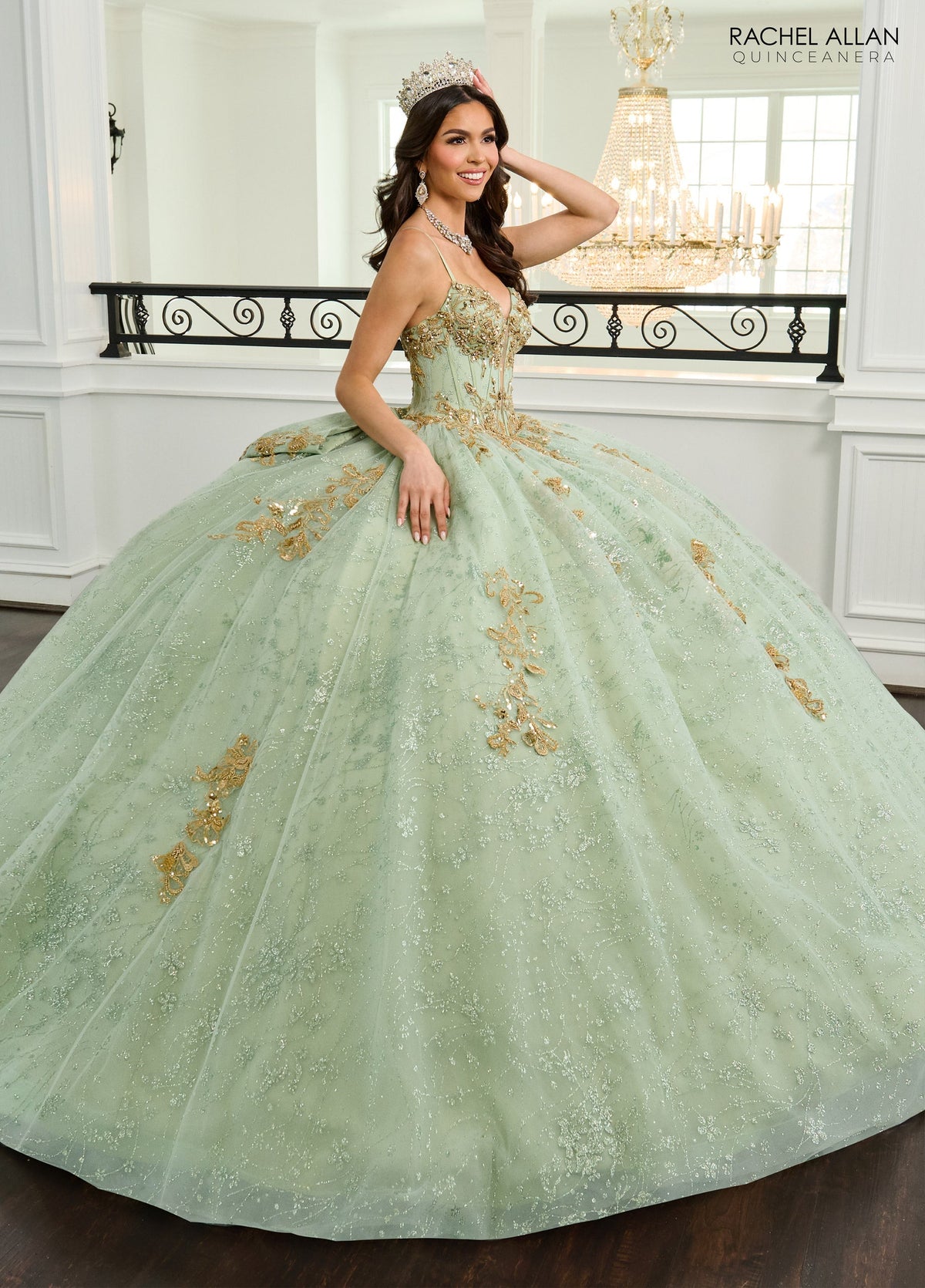 Rachel Allan RQ2221 Sleeveless Quinceanera Dress