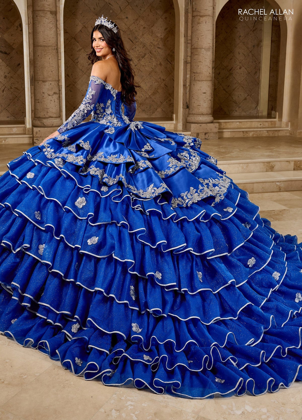 Rachel Allan RQ5012 Ruffled Charro Quinceanera Dress
