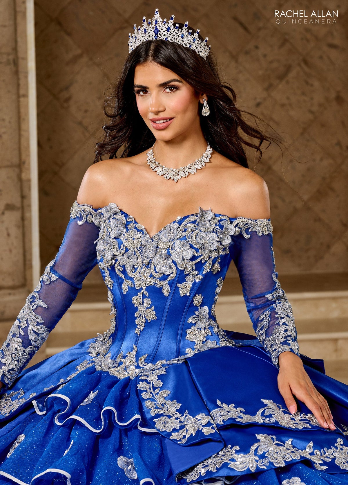 Rachel Allan RQ5012 Ruffled Charro Quinceanera Dress