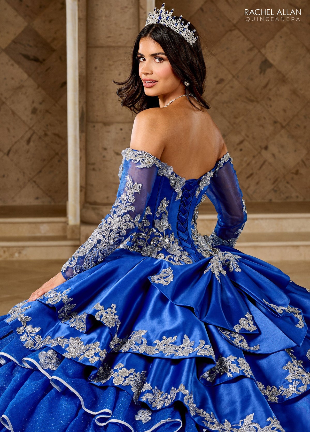 Rachel Allan RQ5012 Ruffled Charro Quinceanera Dress