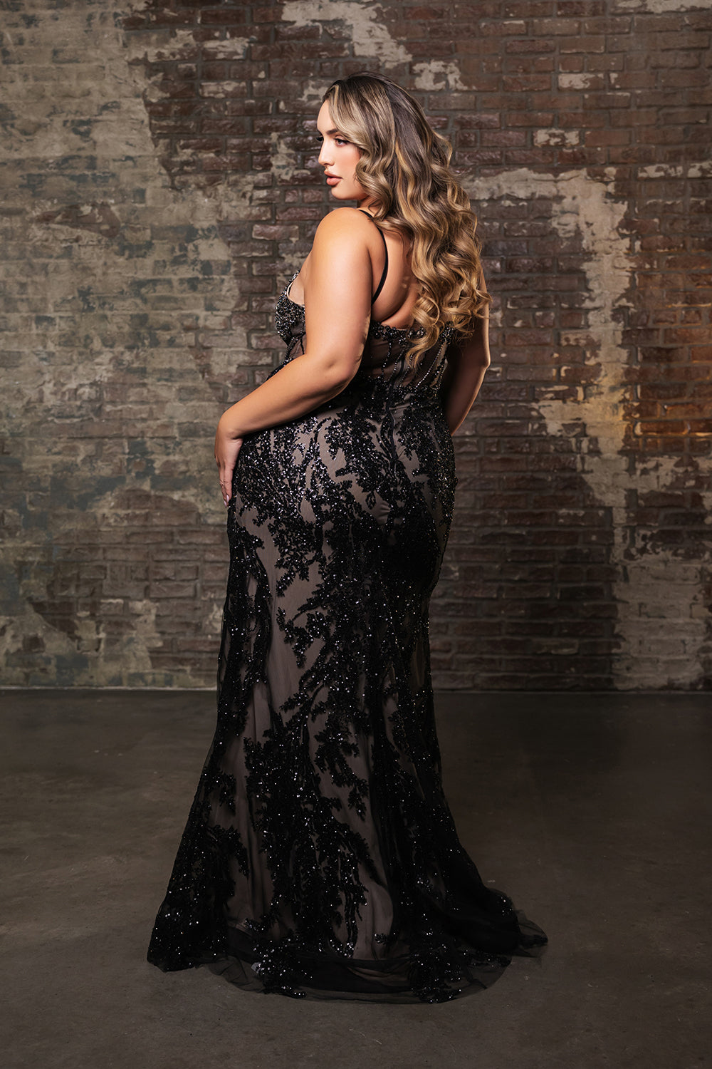 Evening Dress Sleeveless Sequin Sheath Gala Gown By Royal Queen RQ8160