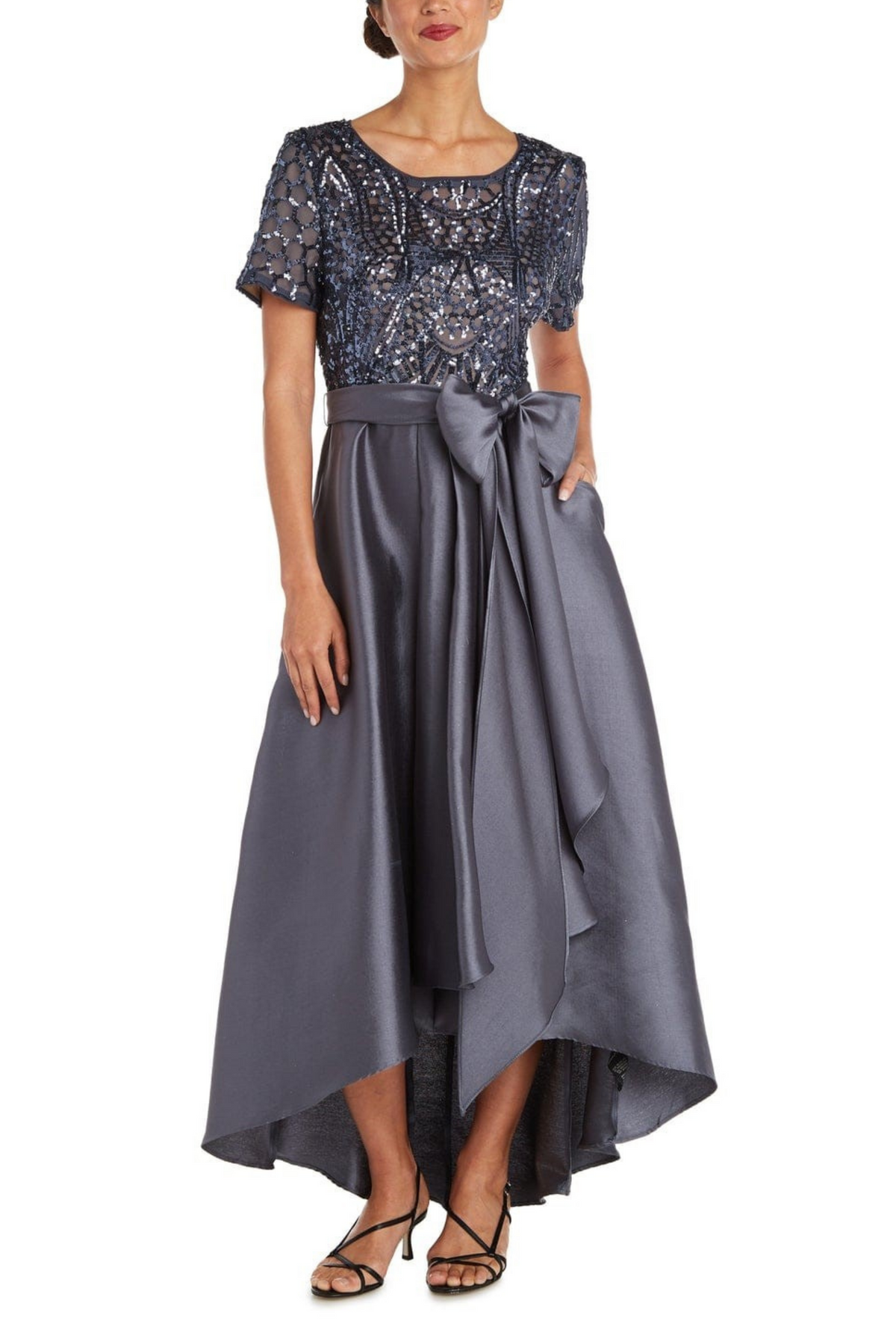 RM Richards Sequin Hi-Lo Evening Dress (MORE COLORS)