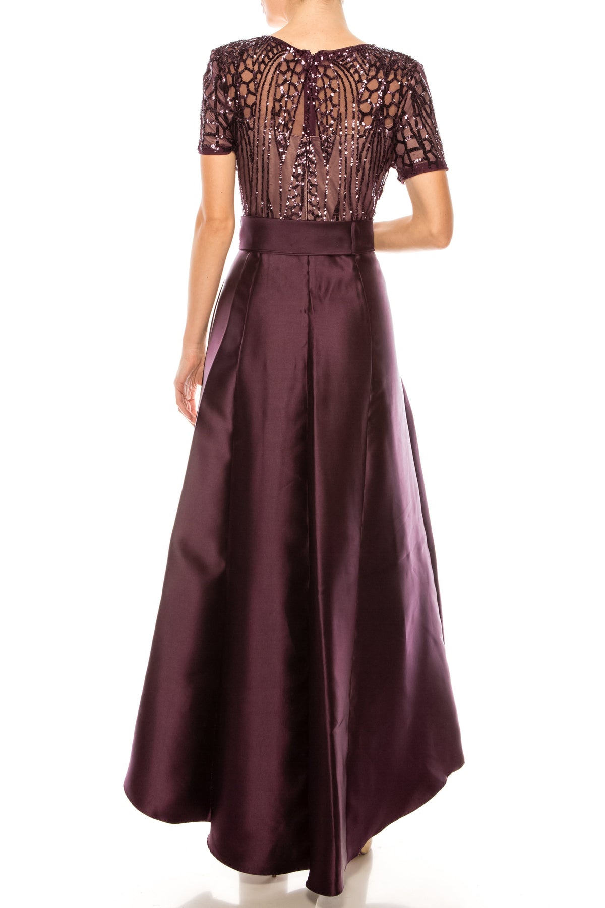 RM Richards Sequin Hi-Lo Evening Dress (MORE COLORS)