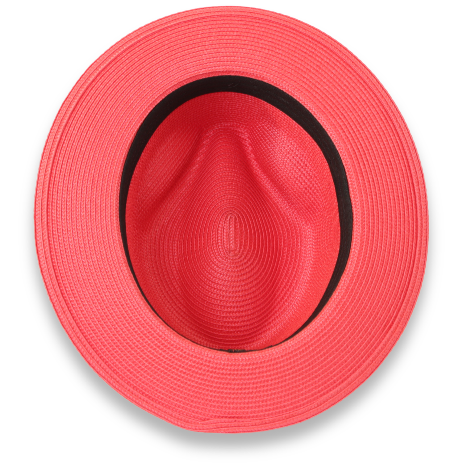 Tapa Red Fedora – Men’s Crushable Straw Dress Hat