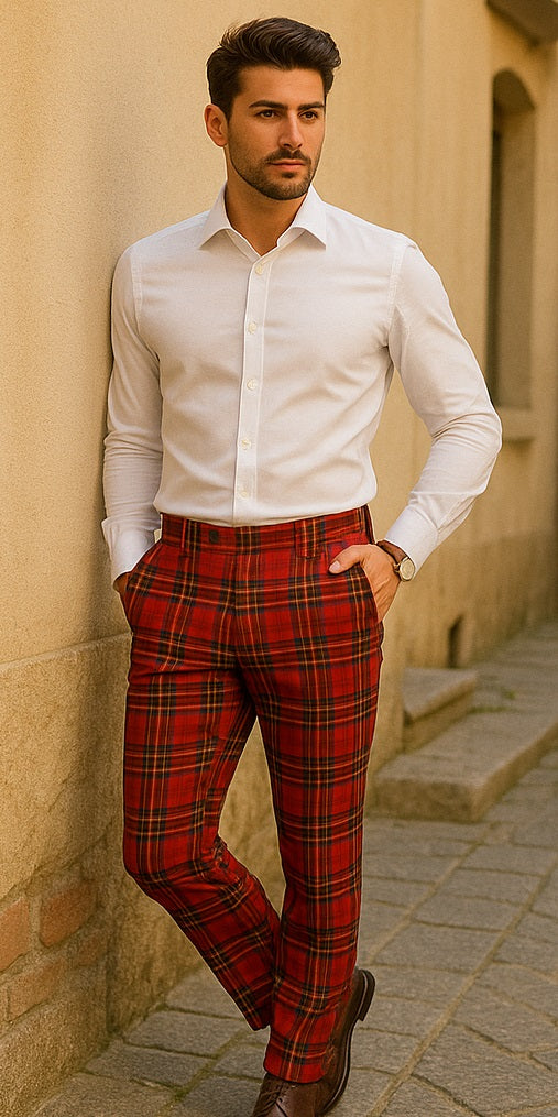 red-tartan-plaid-pants-men
