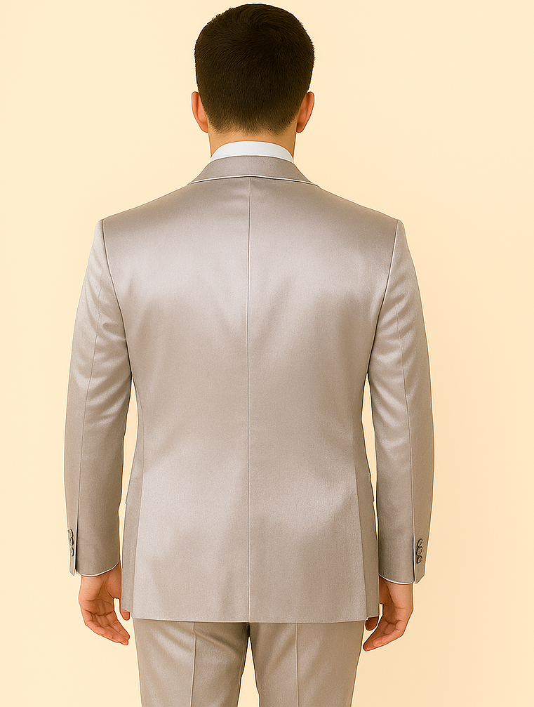 Rossi Man LEO RM1622 Designer Off-White 3-Piece Suit