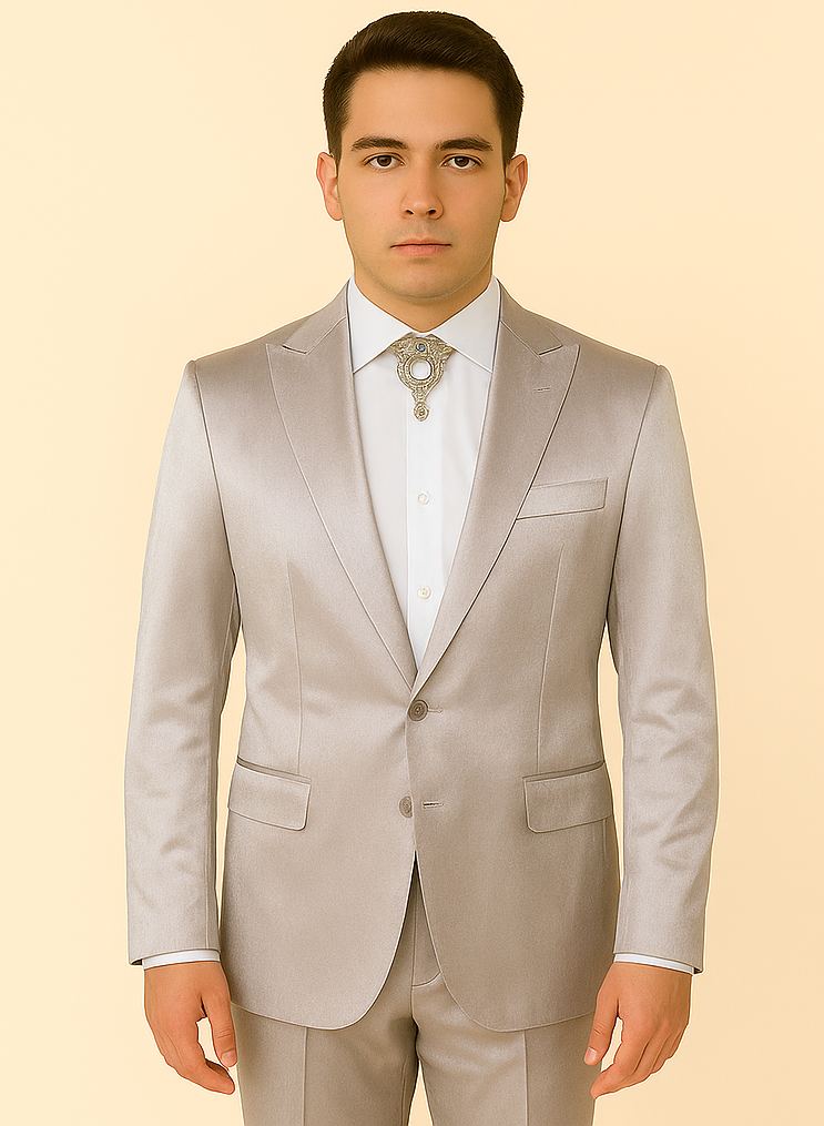 Rossi Man LEO RM1622 Designer Off-White 3-Piece Suit