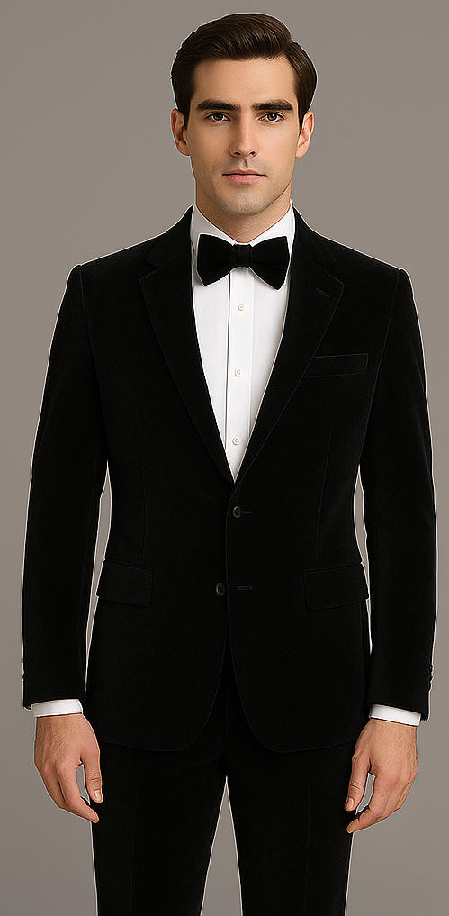 Rossi Man Leo RM1905 Black Designer Suit