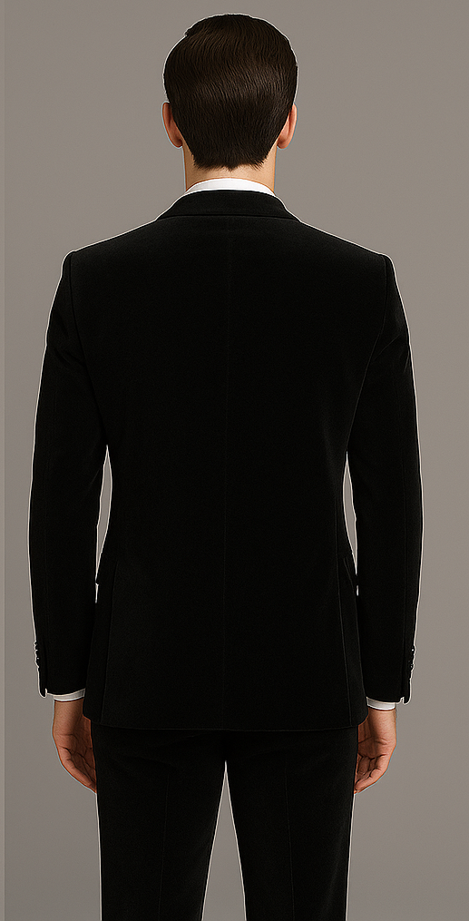 Rossi Man Leo RM1905 Black Designer Suit