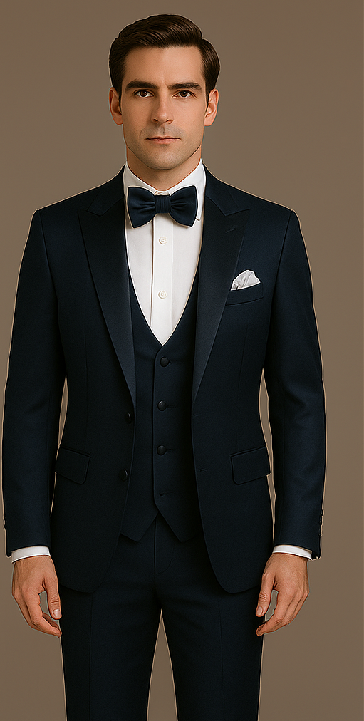 Rossi Man Leo Tuxedo Modern 3-Piece Suit RM1102