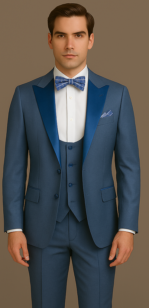 Rossi Man Leo RM1387 Slim Fit Tuxedo Suit
