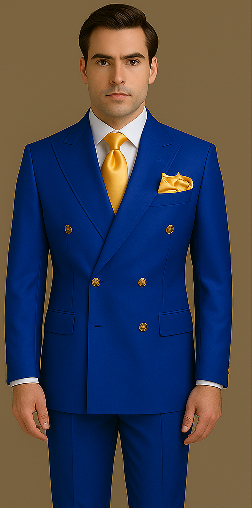 Milano Series Modern Double Breasted Suit