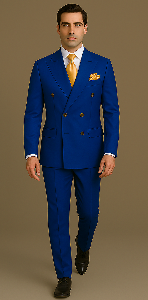 Milano Series Modern Double Breasted Suit