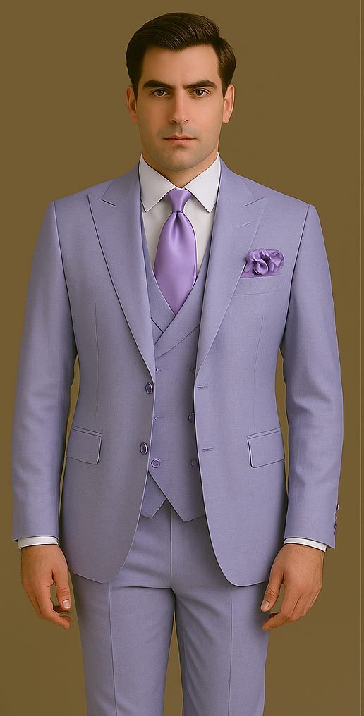 Rossi Man RM1396 Paul Collection Suit - Tailored Style