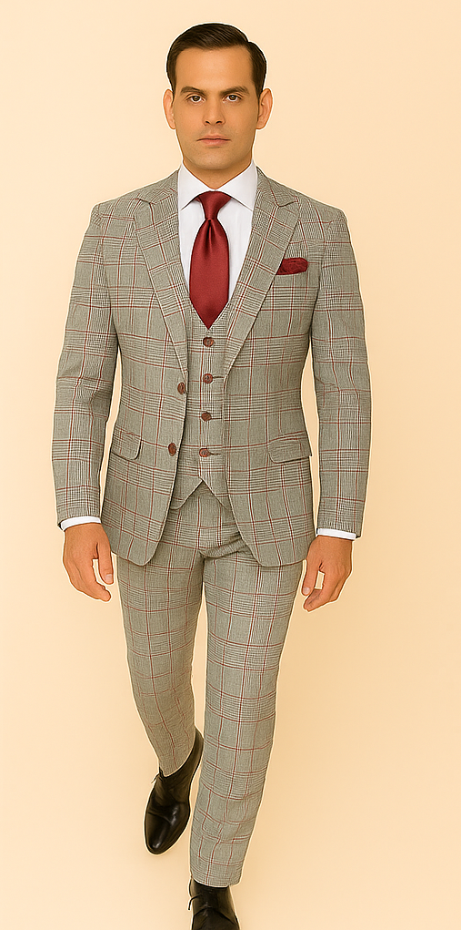 Rossi Man RM1854 Tom Slim Fit Suit