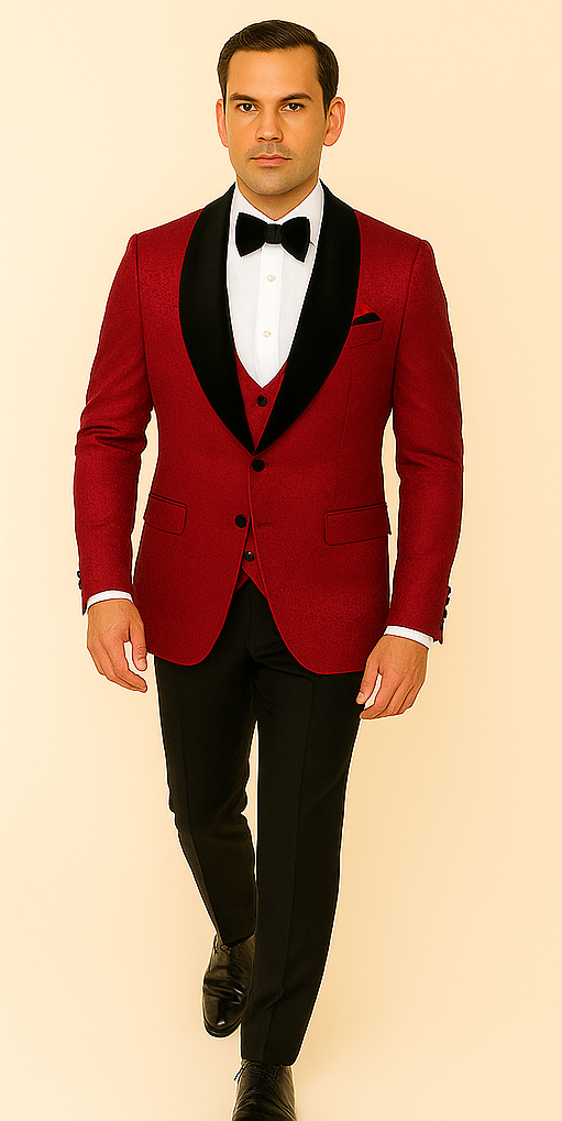 Rossi Man Smoking S 3-Piece Tuxedo Set