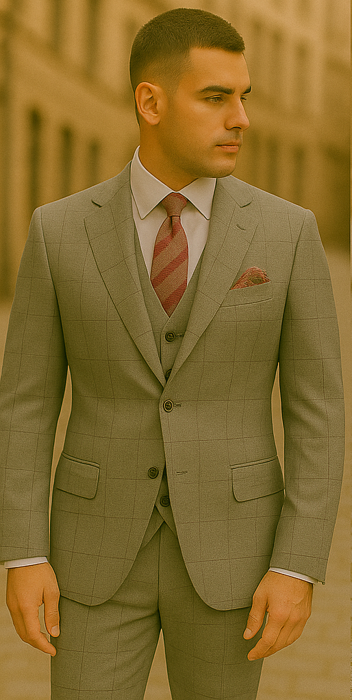 Rossiman Men's Classic Formal Suit